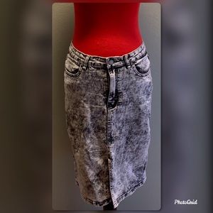 BEAUTIFUL STONED WASHED AMERICAN BAZI SKIRT